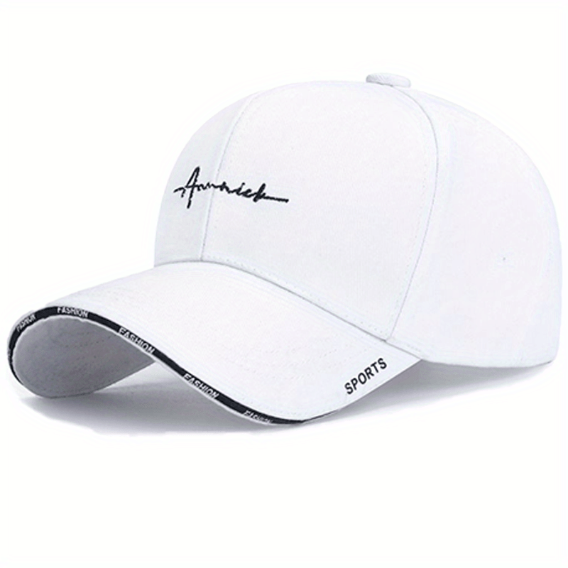 Amakepisi e-baseball abesilisa angu-4pcs - Isitayela Sebhizinisi Lemfashini Esivamile, Ingemuva Le-Mesh Eliphefumulayo, Usayizi Olungisekayo, Ofanele Zonke Izinkathi Zonyaka, Umklamo Welogo Yombala Oqinile, Isigqoko Esivamile | Isigqoko Semfashini