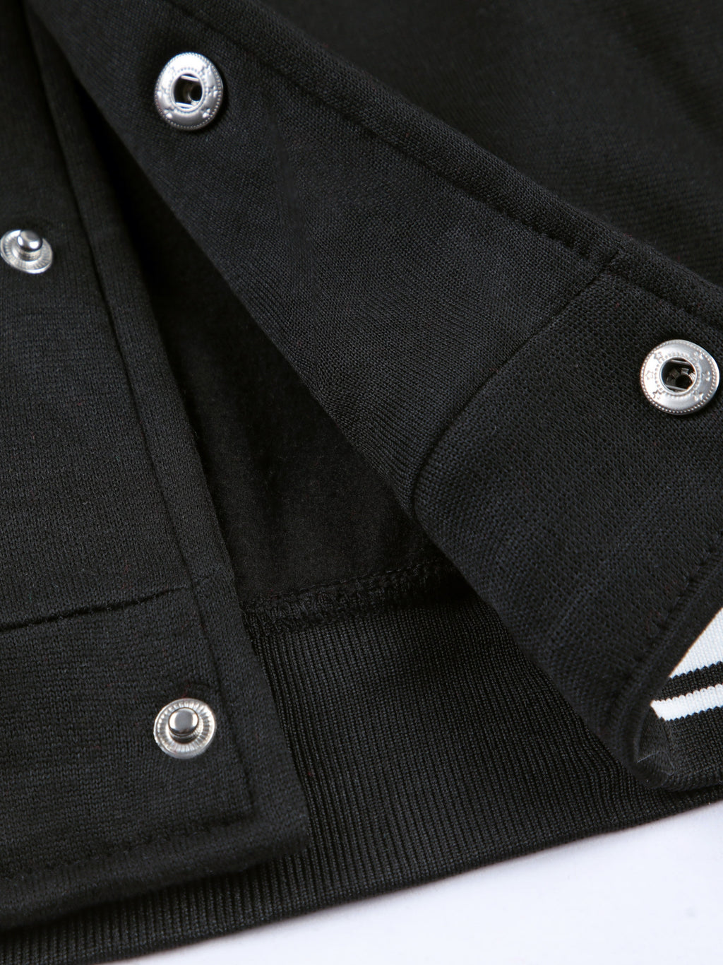 Warm Letter Print Star Pattern Embroidery Varsity Jacket, Men's Casual Color Block Button Up Jacket For Spring Fall School Baseball - The Superior Findings Depot