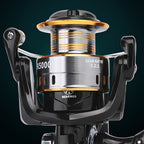 BILLINGS EK 1000~7000 Series, 5.2:1 Gear Ratio, 26LB Max Drag, Aluminum Alloy Metal Spool, Spinning Fishing Reel, For Freshwater Saltwater, Ambidextrous, Rotating, PA (Polyamide, Nylon) Major Material, Mixed Color, 1 Product - The Superior Findings Depot