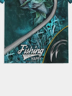 Men's Fish Pattern T-Shirt - Summer Outdoor Leisure Sports