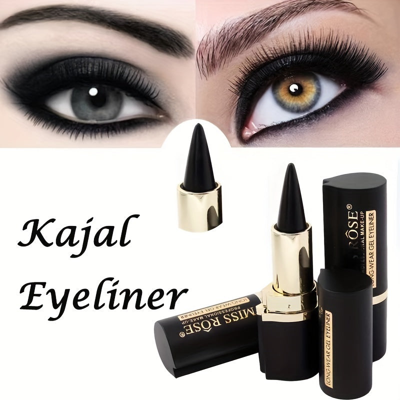 Matte, Waterproof And Smudge Proof Eyeliner Balm Black Single-head Solid Eyeliner Balm - The Superior Findings Depot