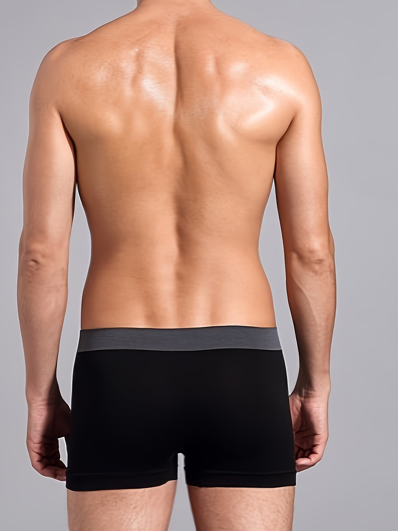 10pcs Men's Seamless Underwear - Ultra-Thin Breathable Boxers, No Visible Lines, Multi-Color Pack (Black/Red/Blue/Gray/) - Extended Sizes S-L - Everyday & Formal Wear - Bulk Pack for Convenience, Modern Boxers, High Elasticit