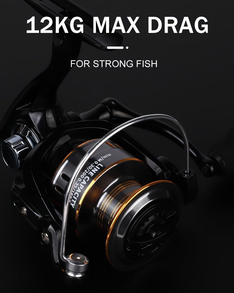 BILLINGS EK 1000~7000 Series, 5.2:1 Gear Ratio, 26LB Max Drag, Aluminum Alloy Metal Spool, Spinning Fishing Reel, For Freshwater Saltwater, Ambidextrous, Rotating, PA (Polyamide, Nylon) Major Material, Mixed Color, 1 Product - The Superior Findings Depot