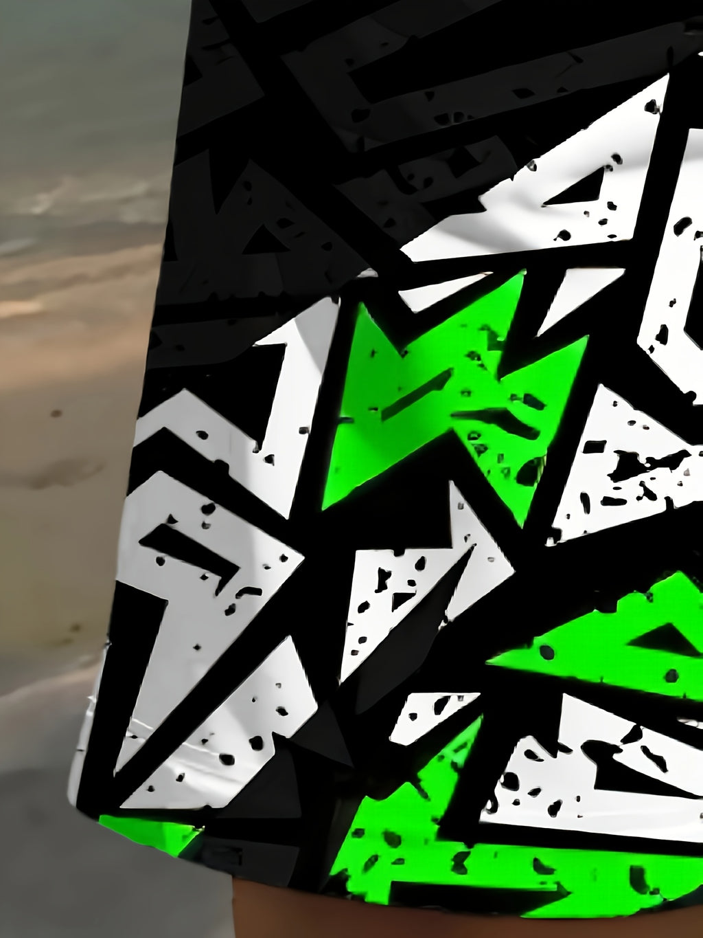 Amabhulukwe Asebhishi Asesitayeleni Aphrintiwe Ngejiyometri Yabesilisa - Intambo Yokudweba Edizayini Ye-3D