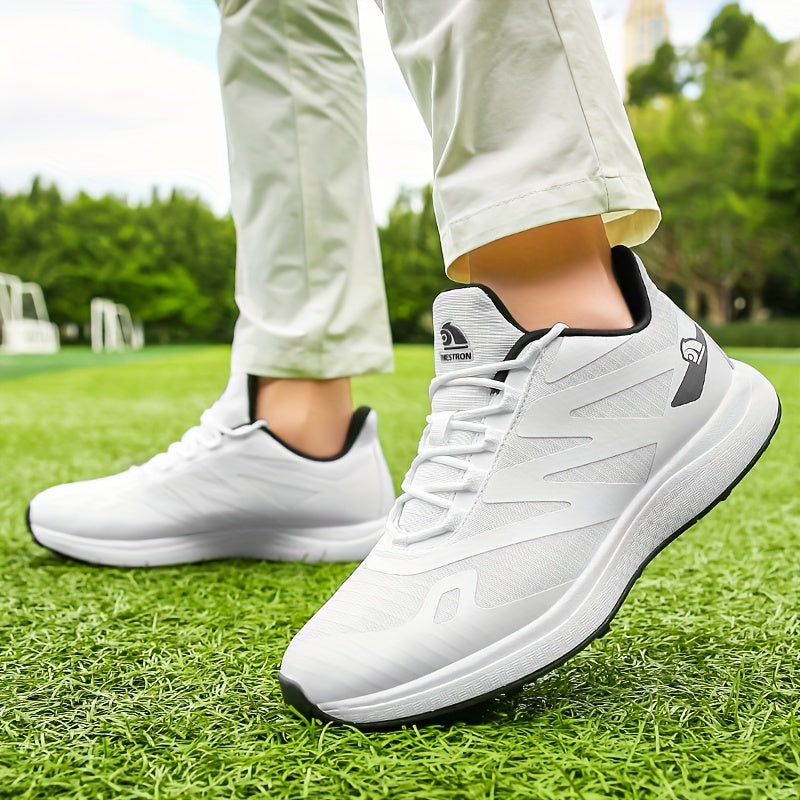 Men's Golf Shoes - Mesh Breathable Non-Slip Sneakers