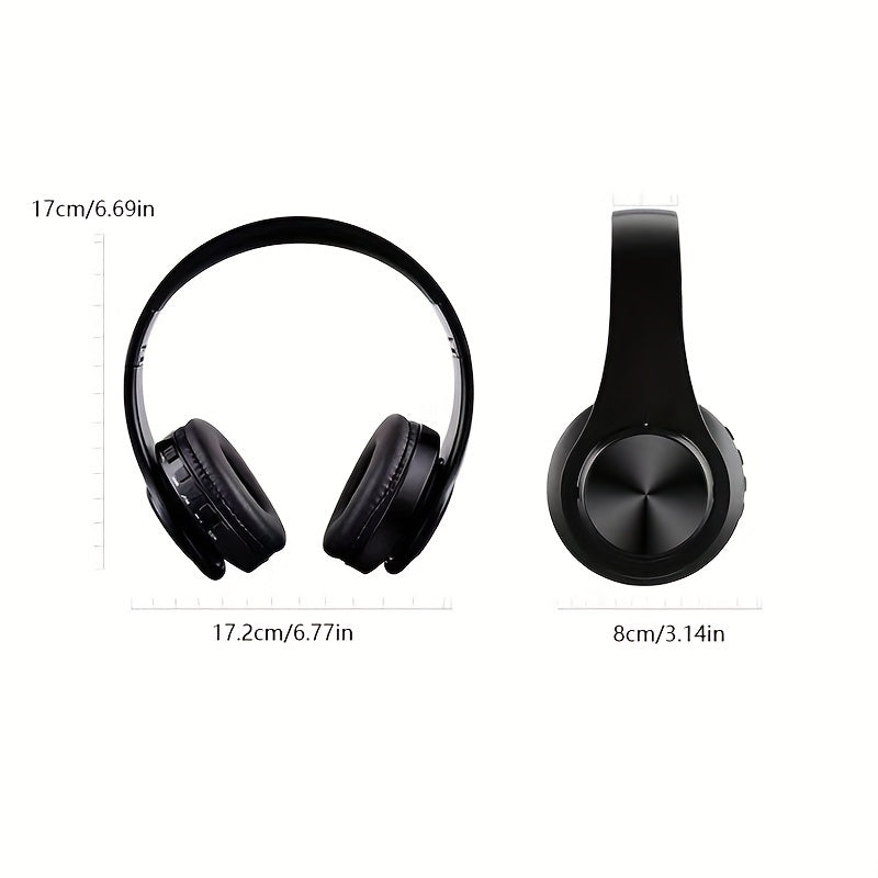 B39 Light Emitting Wireless Headphones, Colorful LED Lights Comfort Over Ear Foldable Headset With Built-in Microphone, FM, SD Card Slot, Wired For School/Tablet Computer/PC/TV/Cellphones/Travel Gift For Birthday/Easter/Boy/G - The Superior Findings Depot