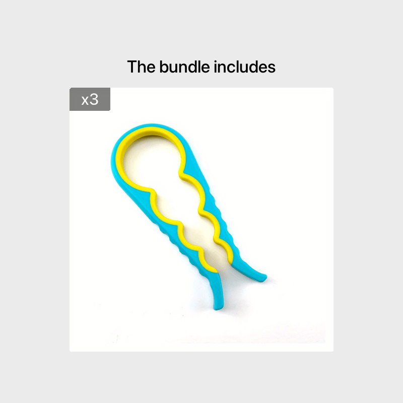 Isivalo esisodwa se-Multi-Purpose Can esinezinhloso eziningi esingu-4-in-1 esino-Non-Slip Grip - Silungele amabhodlela kabhiya kanye nokusetshenziswa ekhishini lasekhaya