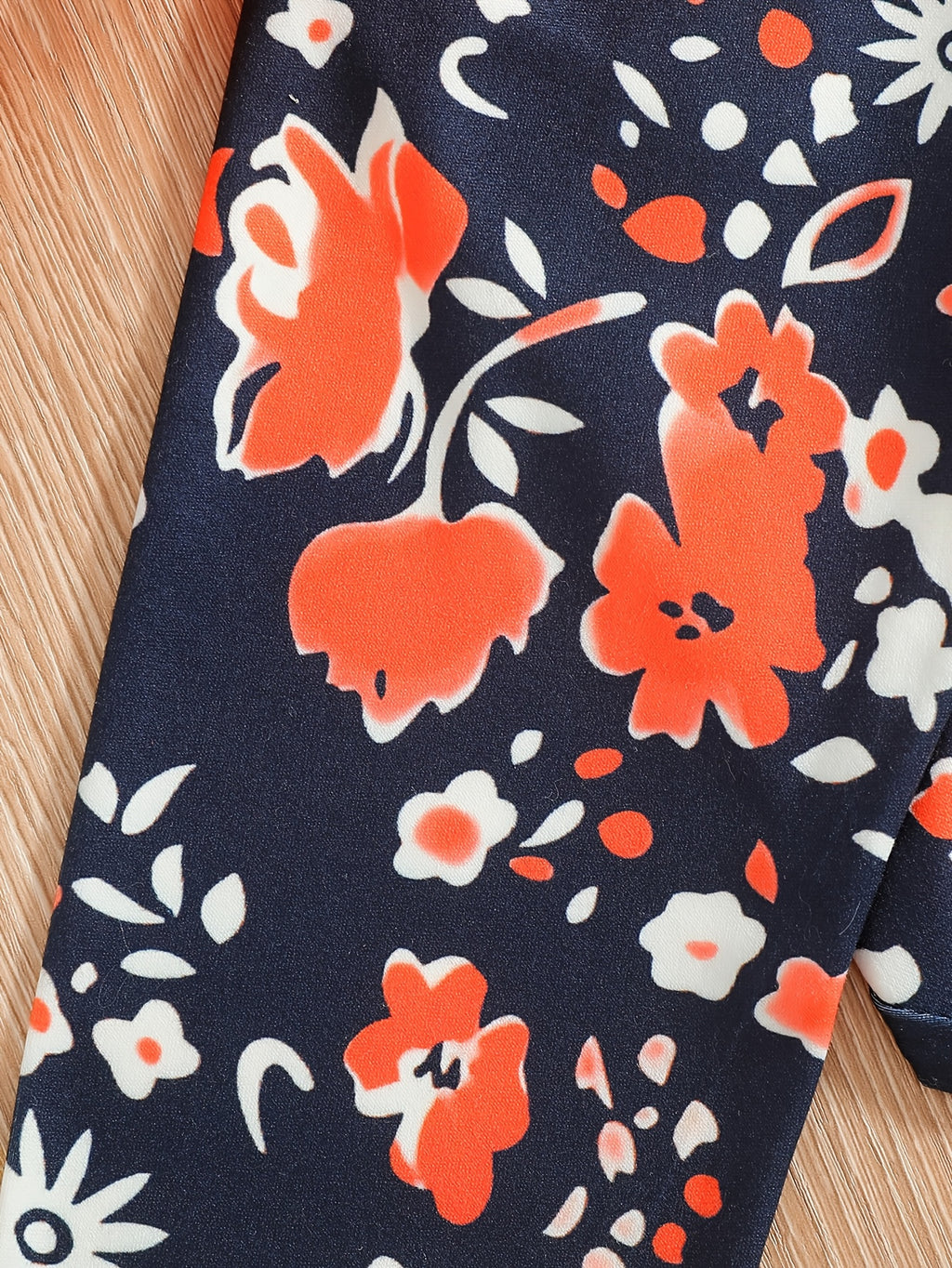 2pcs Girls' Clothing Party Slogan Large Glasses Print Pattern Drop Shoulder Irregular Hem Design Loose Short Sleeve T-Shirt + Floral Print Skinny Nine-Tenths Bottoms Set Girls' Summer Outfit Holiday Gift Girls' Fashion Casual - The Superior Findings Depot