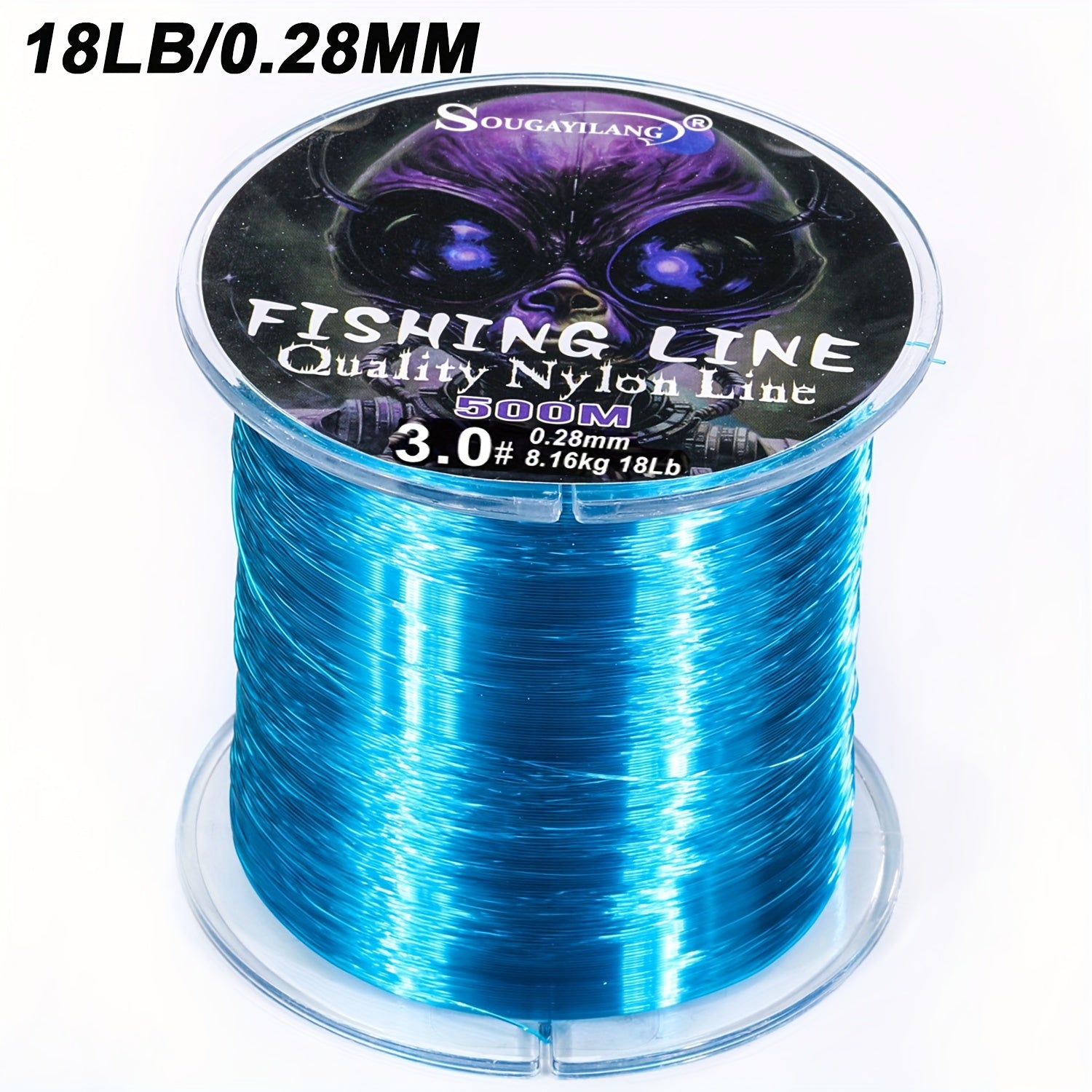 Sougayilang 500m/547yds Fishing Line, Wear-resistant Nylon Line, Fishing Accessories - The Superior Findings Depot