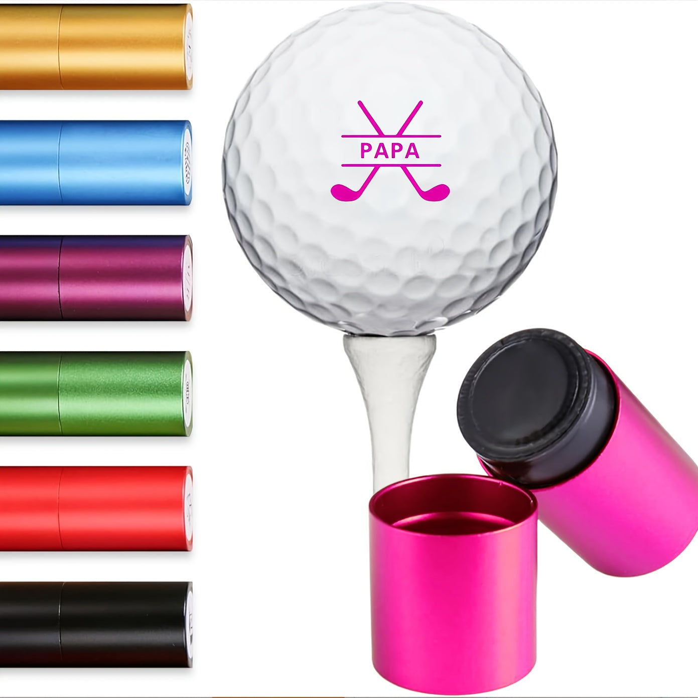 Reusable Golf Ball Marker - Numbered 1-9 & Lettered A-Z