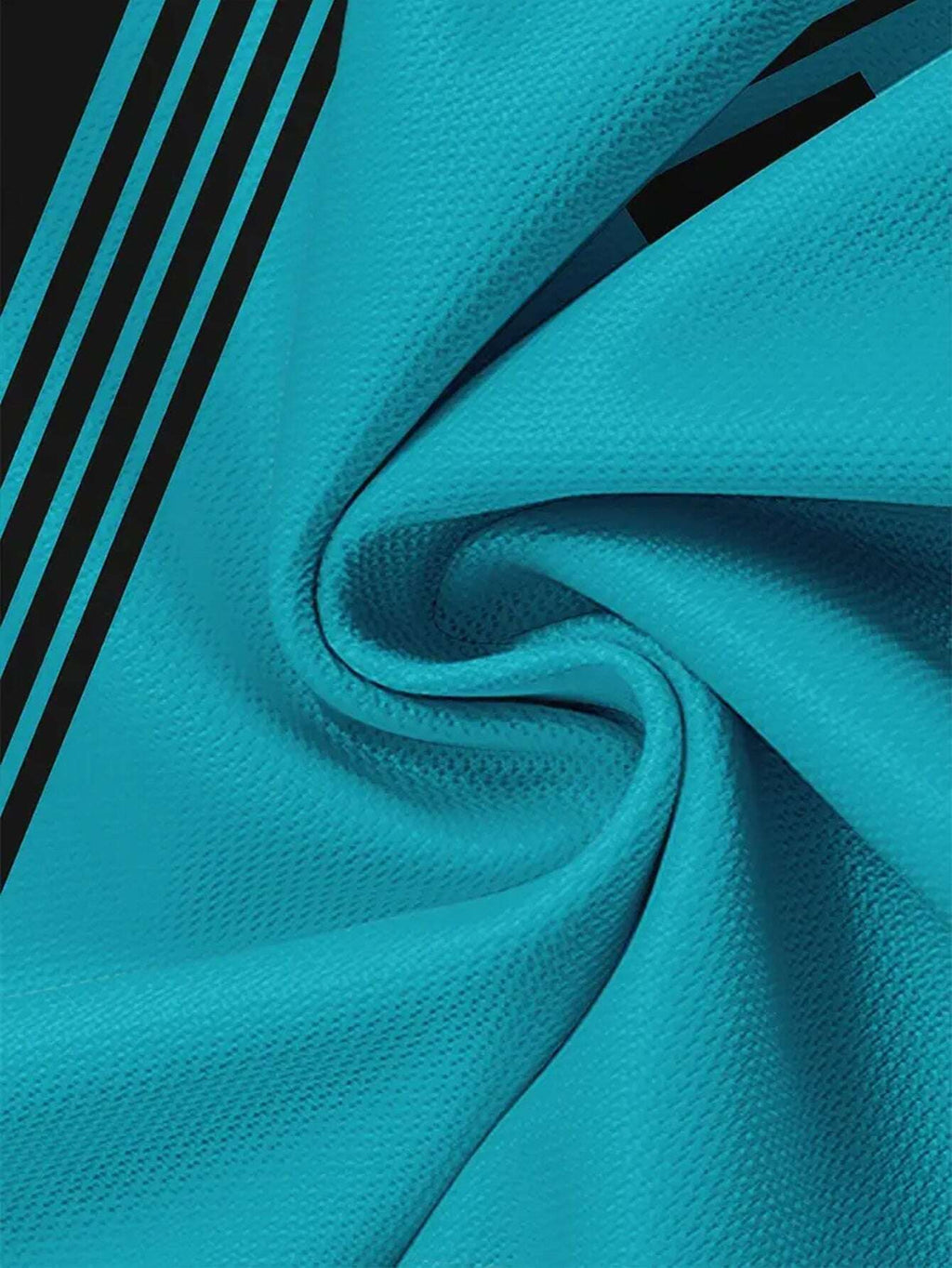 3 Pcs Men's Striped Short Sleeve T-Shirts - Casual Summer Tees in Black, Blue, Beige, Brown, Grey, Turquoise with Breathable Round Neck and Vertical Striped Sleeves - The Superior Findings Depot