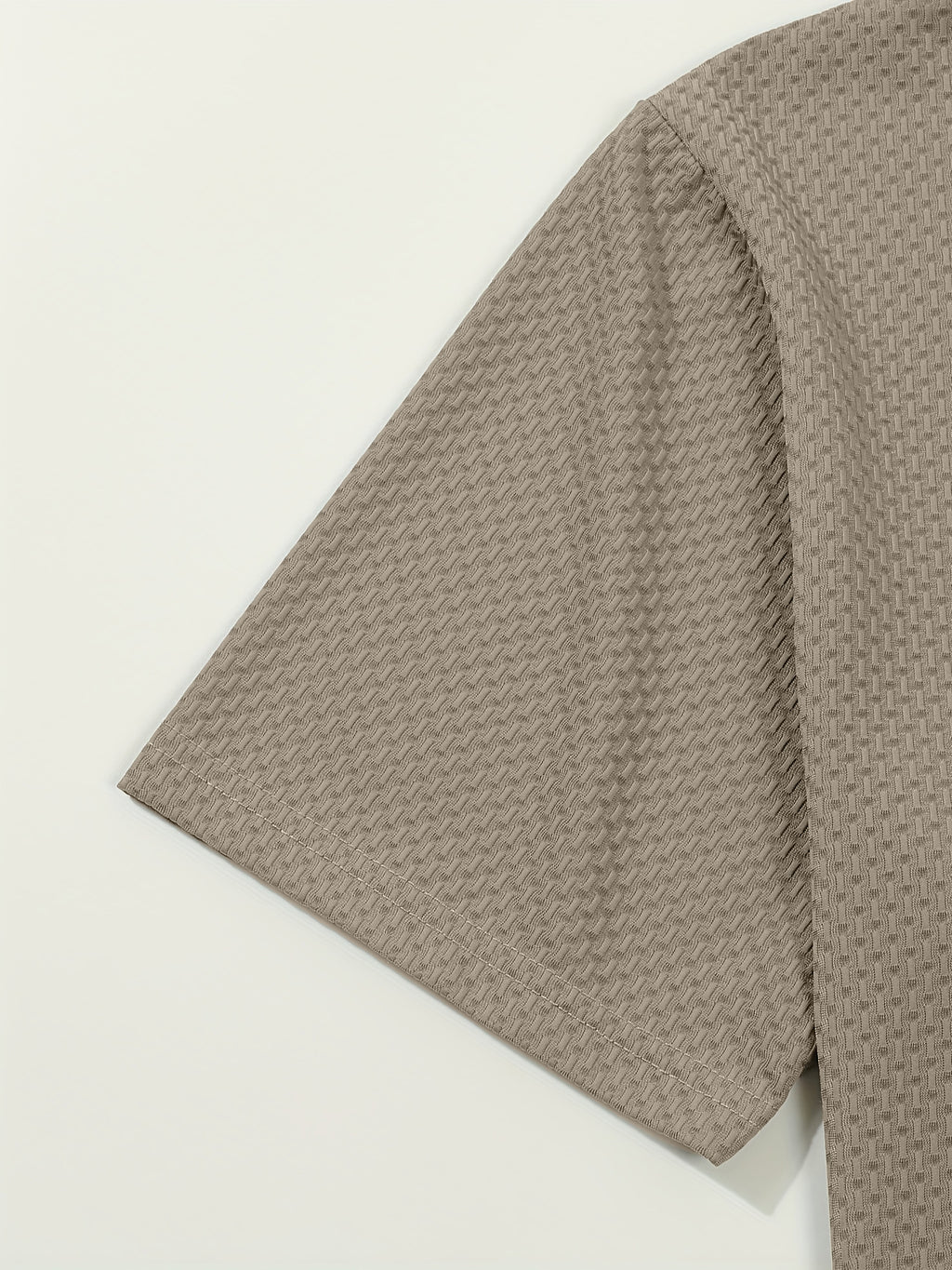 Men's Casual Golf Business Polo Shirt - Large Size Geometric Pattern