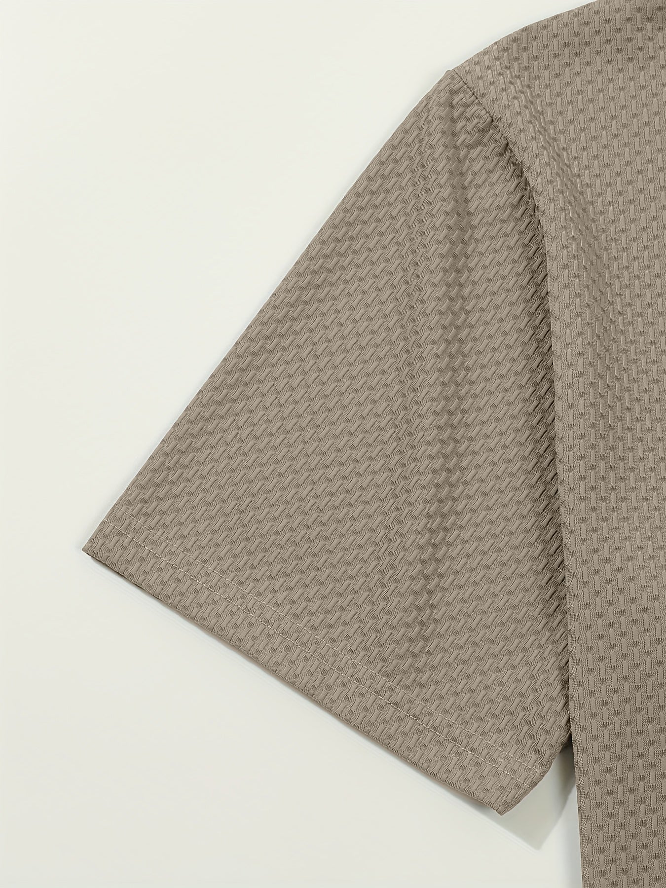 Men's Casual Golf Business Polo Shirt - Large Size Geometric Pattern