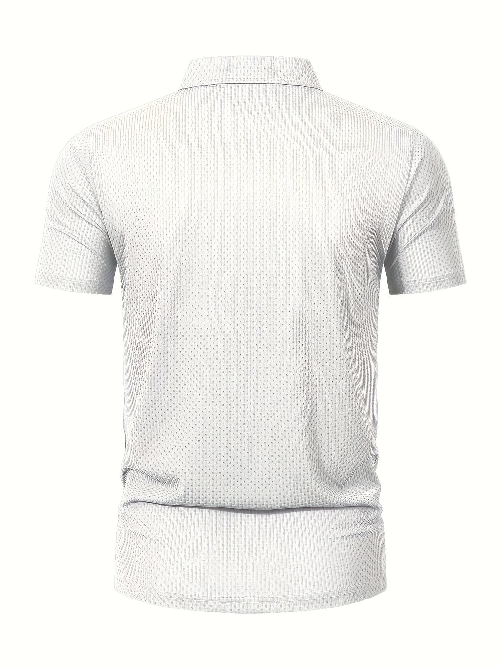 Men's Casual Golf Business Polo Shirt - Large Size Geometric Pattern