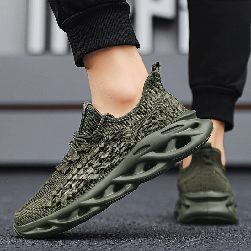 Izicathulo Zabesilisa Eziphefumulayo Ze-Mesh - Ukumuncwa Kwe-Soft Sole Shock Okulula