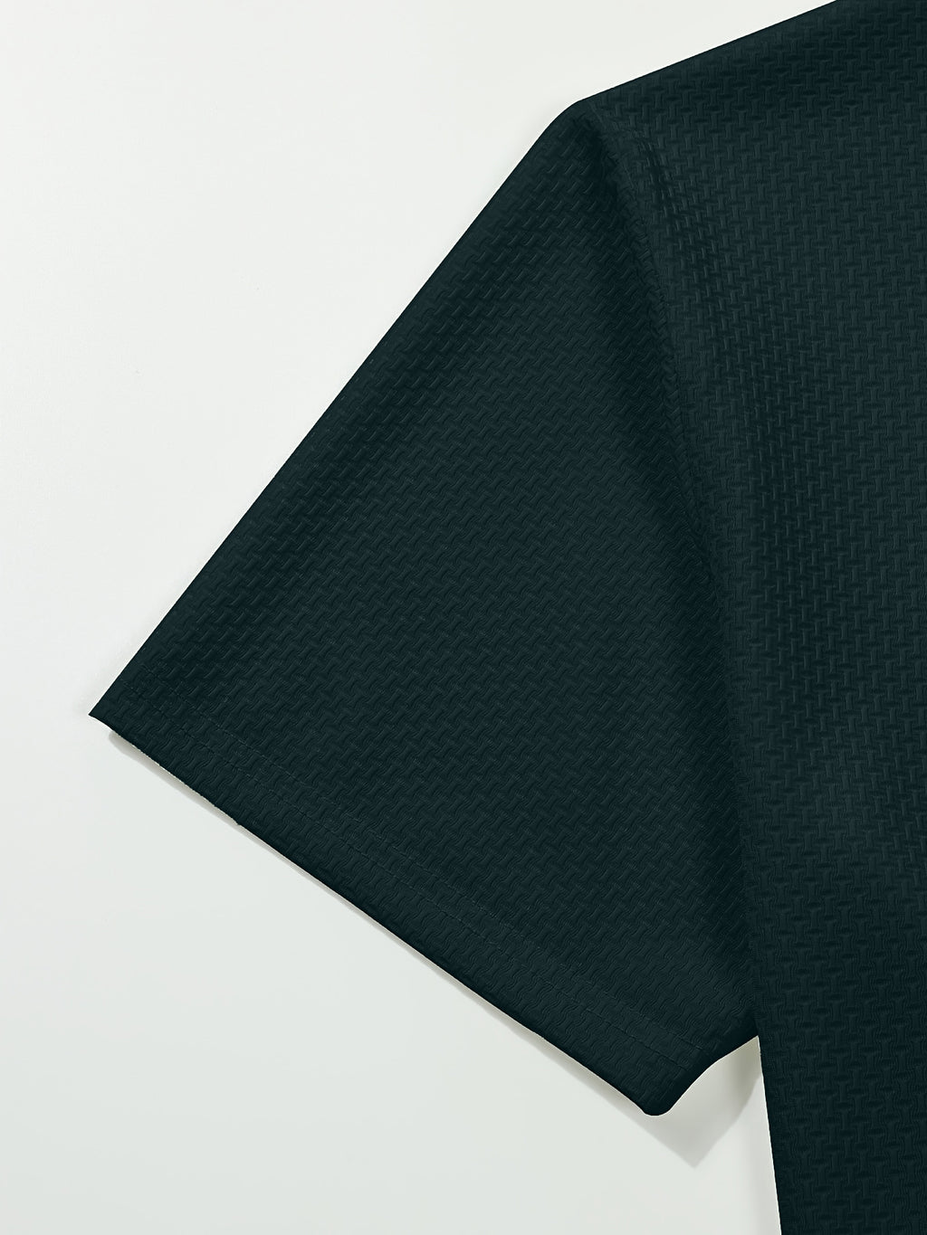 Men's Casual Golf Business Polo Shirt - Large Size Geometric Pattern