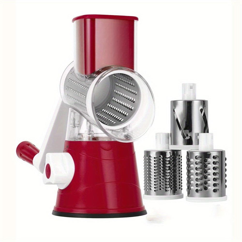 I-Professional Tabletop Rotary Cheese Grater - Ama-Blade Amathathu Angashintshaniswayo