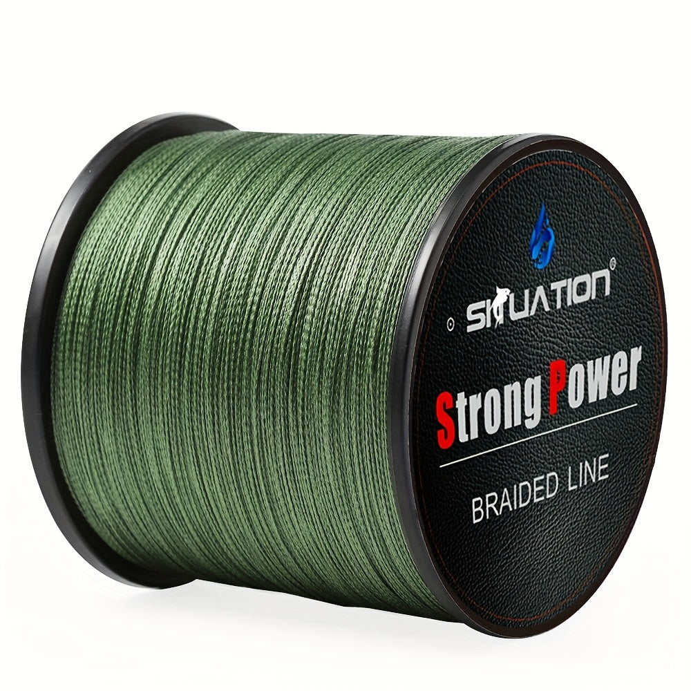 500M-546YDS 300M-328YDS Super Strong Fishing Line, 4-Strand Multifilament PE Anti-abrasion Braided Line for Smooth Long Casting - The Superior Findings Depot