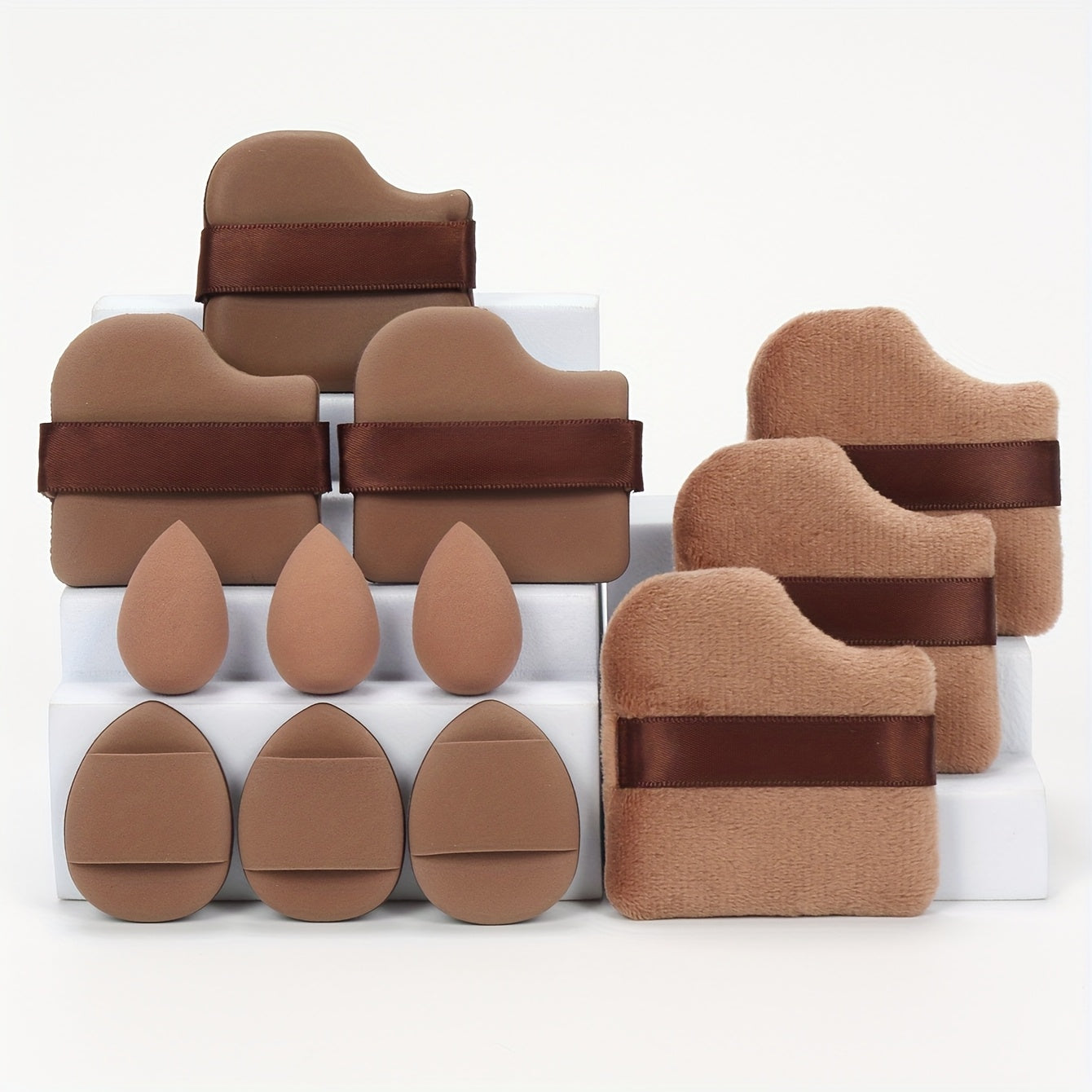 This 12pcs All-Purpose Makeup Sponge Set Includes 3 Loose Powder Puffs, 3 Puffs, 3 Beauty Blenders, And 3 Beauty Blenders. The Foundation Blending Sponge Is Flawless with Liquid, Cream, And Powder Foundations. It'S a Latex-Fr - The Superior Findings Depot