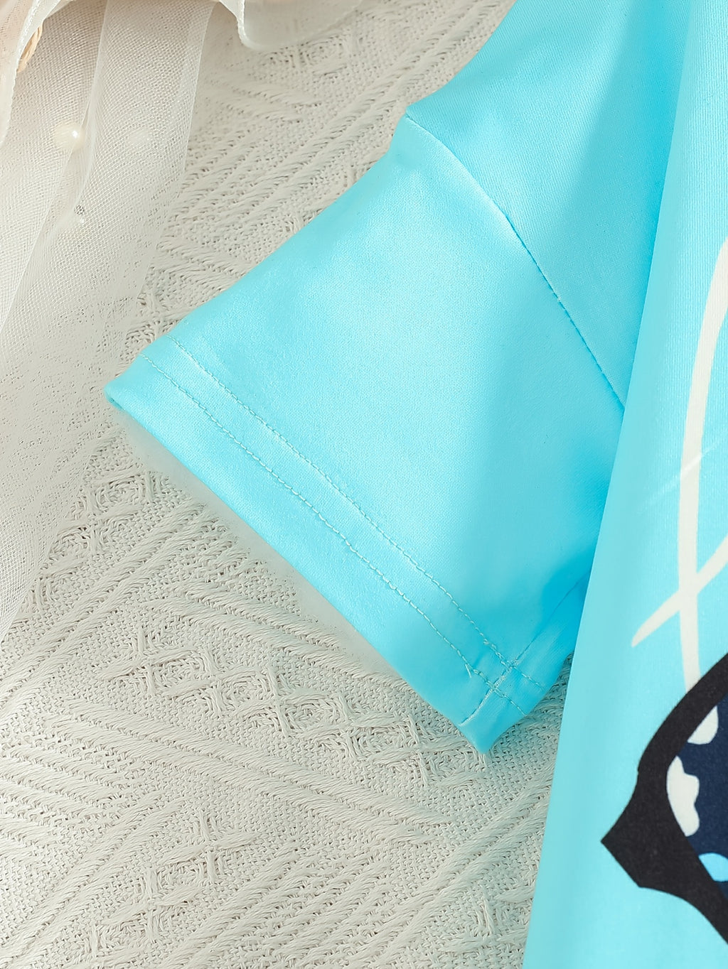 2pcs Girls' Clothing Party Slogan Large Glasses Print Pattern Drop Shoulder Irregular Hem Design Loose Short Sleeve T-Shirt + Floral Print Skinny Nine-Tenths Bottoms Set Girls' Summer Outfit Holiday Gift Girls' Fashion Casual - The Superior Findings Depot