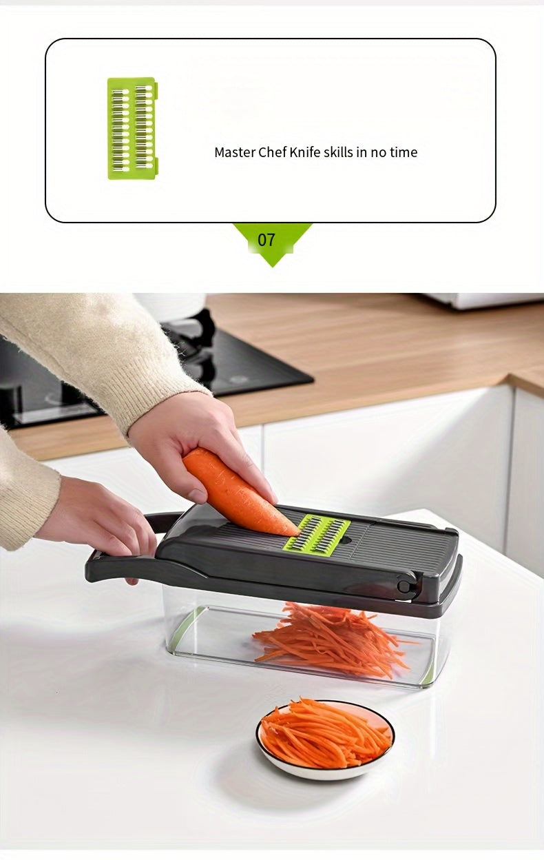 Vegetable Shredder Set - 6/16 Pieces Multifunctional Food Grater