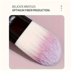 20-Piece Hypoallergenic Makeup Brush Set with Nylon Bristles - Luxe Palm Brushes for Foundation, Blush, Eye Shadow, Eyebrow, & Lip, All Skin Types, ABS Rod - Professional & Beginner Kit, Travel-Friendly - The Superior Findings Depot