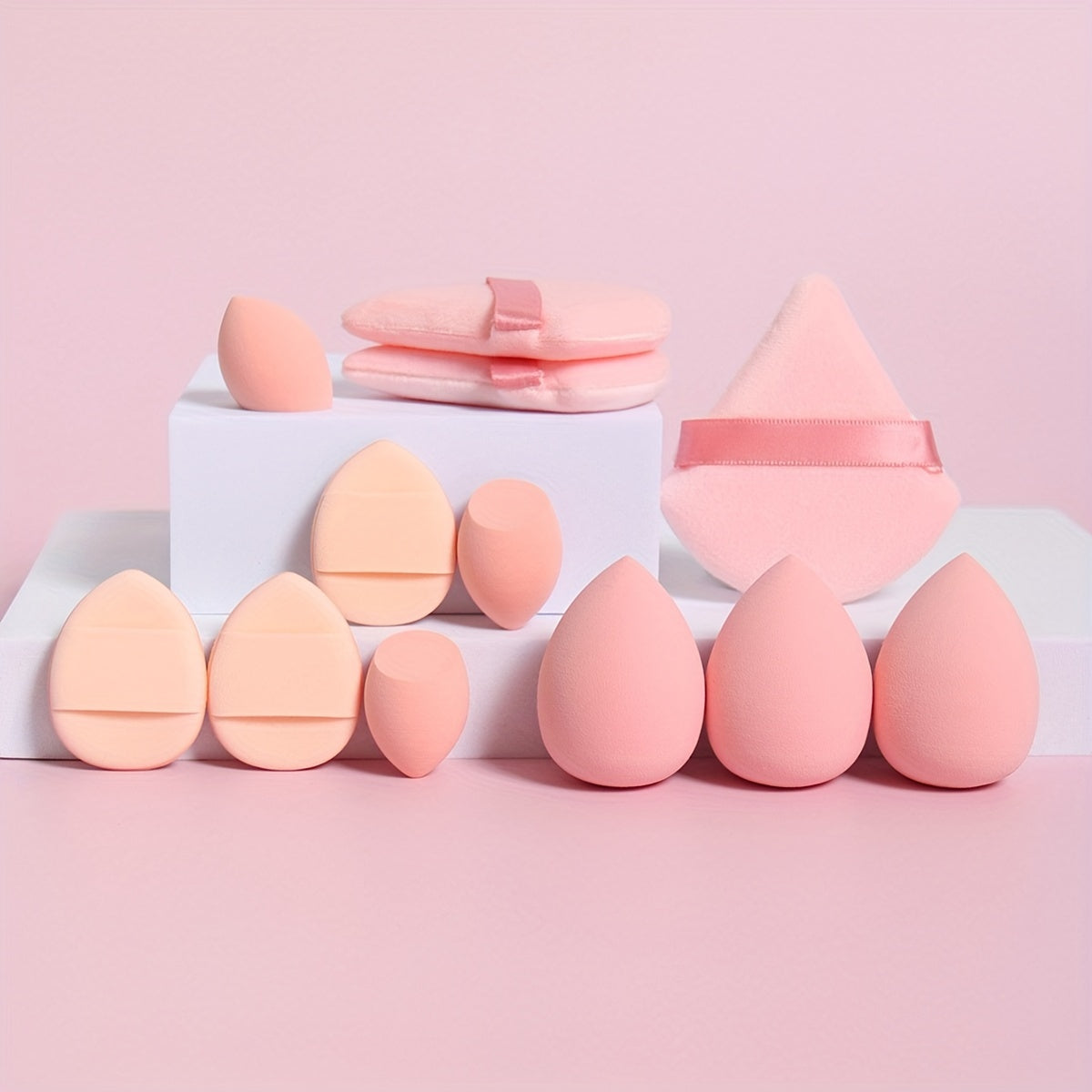 This 12pcs All-Purpose Makeup Sponge Set Includes 3 Loose Powder Puffs, 3 Puffs, 3 Beauty Blenders, And 3 Beauty Blenders. The Foundation Blending Sponge Is Flawless with Liquid, Cream, And Powder Foundations. It'S a Latex-Fr - The Superior Findings Depot