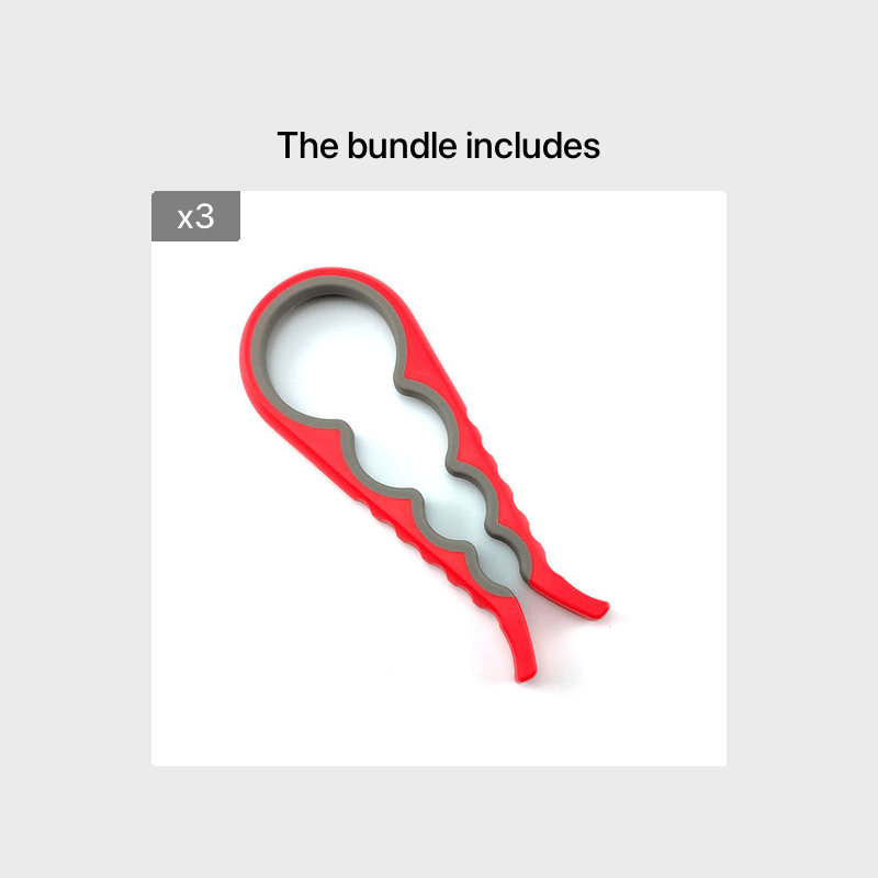 Isivalo esisodwa se-Multi-Purpose Can esinezinhloso eziningi esingu-4-in-1 esino-Non-Slip Grip - Silungele amabhodlela kabhiya kanye nokusetshenziswa ekhishini lasekhaya