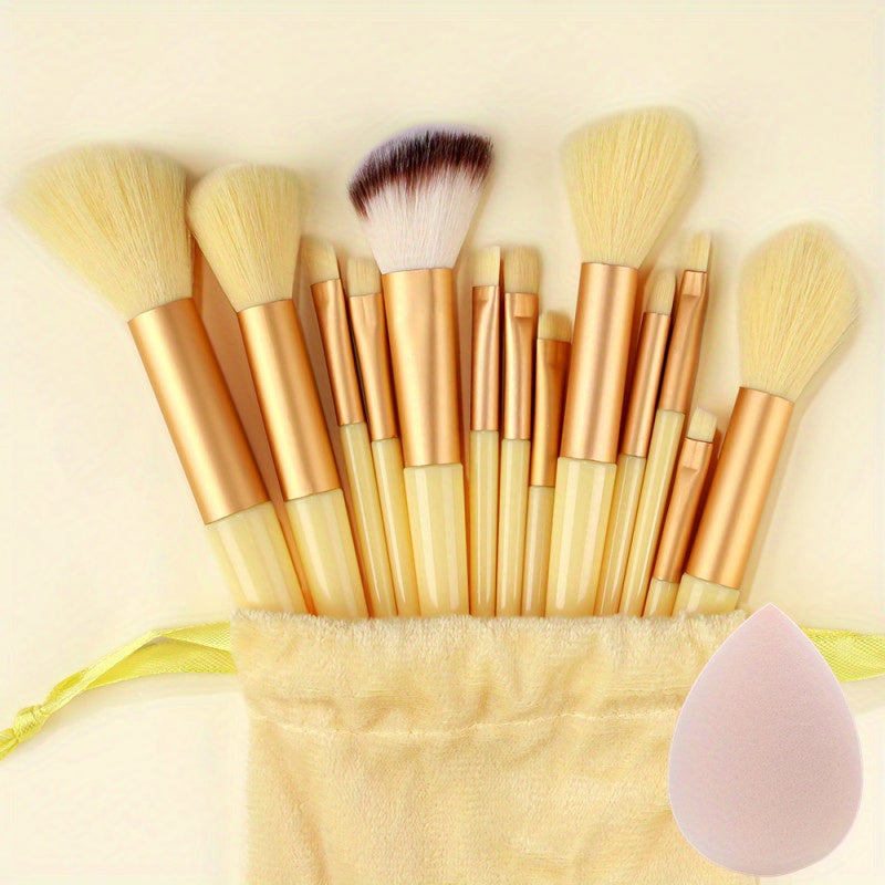 13PCS Soft Fluffy Makeup Brushes Set For Cosmetics Foundation Blush Powder Eyeshadow Kabuki Blending Makeup Brush Beauty Tool - The Superior Findings Depot