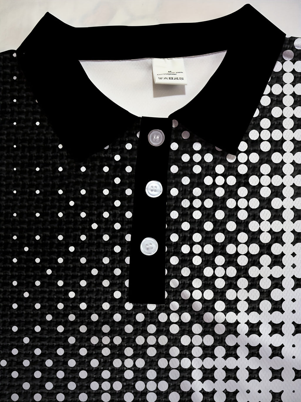 Men's Gradient Short Sleeve Golf Shirts - Casual Regular Fit Summer