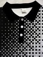 Men's Gradient Short Sleeve Golf Shirts - Casual Regular Fit Summer