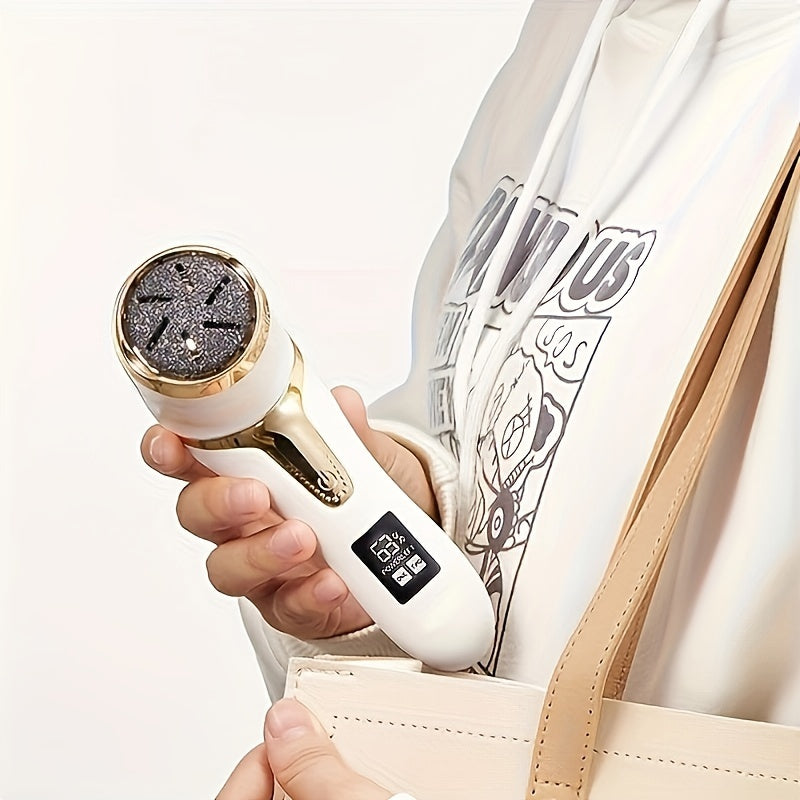 MIGUAN Rechargeable Electric Remover Machine - Portable Digital Foot & Hand File with LCD Display, Professional Pedi Care for Cracked Heels, Dead Beige, Pedicure, Ideal Gift for Diabetics & Sensitive - The Superior Findings Depot
