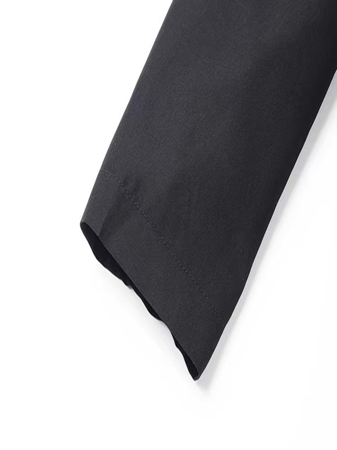 Men'S Black Hooded Windbreaker Jacket - Lightweight Motorcycle Coat with Zipper Closure, Front Pockets - All-Season Outerwear for Commuting, Travel, Sports - Machine Washable Non-Stretch Fabric - Urban Streetwear Jacket, Comm - The Superior Findings Depot