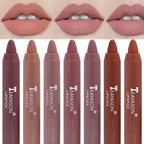 1PC Sexy Matte Lipstick Waterproof Long Lasting Color Rendering Non-stick Velvet Lips Liner Pencil Woman Makeup Cosmetics Valentine's Day Gifts - The Superior Findings Depot