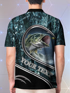 I-Polo Yasehlobo Yabesilisa Engenziwa Ngokwezifiso - Ukudotshwa Kwezitropiki Nokugoba Okuyi-3D