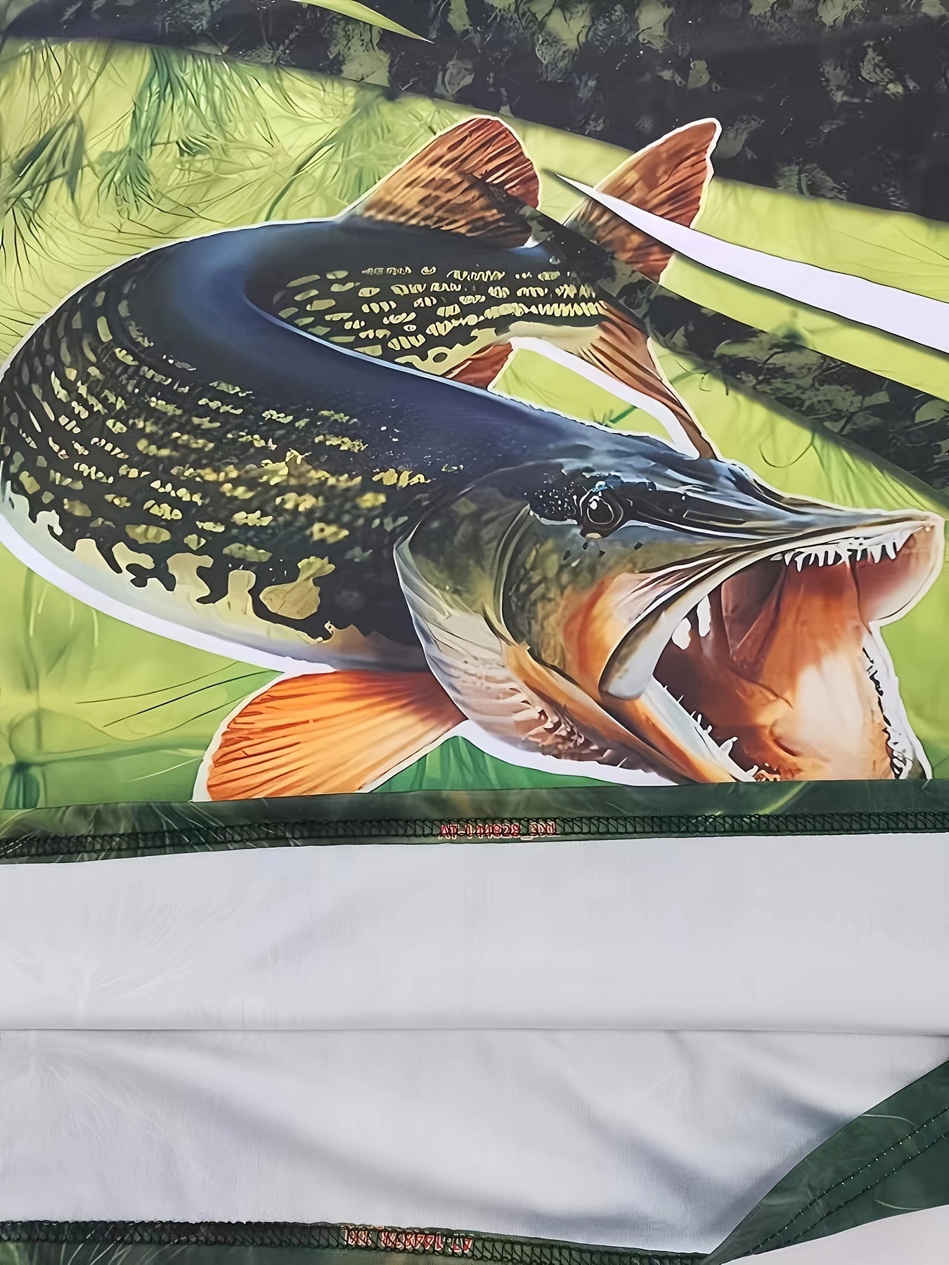 Men's 3D Fishing Graphic T-Shirt - Casual Summer Teen Apparel