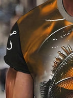 Ihembe Lenhlanzi Labesilisa Eliprintiwe Nge-3D | Lifanele Imisebenzi Yangaphandle Yasehlobo, Ukudoba, Nokugibela Ibhayisikili | Intamo Yabasebenzi, Ukulingana Okuvamile, Indwangu Elula Kancane