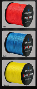 500M-546YDS 300M-328YDS Super Strong Fishing Line, 4-Strand Multifilament PE Anti-abrasion Braided Line for Smooth Long Casting - The Superior Findings Depot