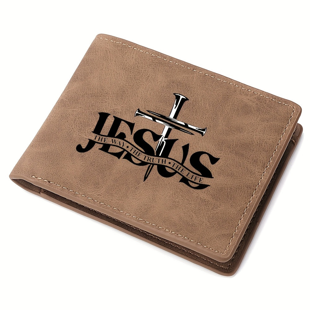 A Men'S Wallet with Letter Prints, a Multifunctional Credit Card Holder, And a Travel Coin Purse, Making It an Ideal Gift for Friends And Family. - The Superior Findings Depot