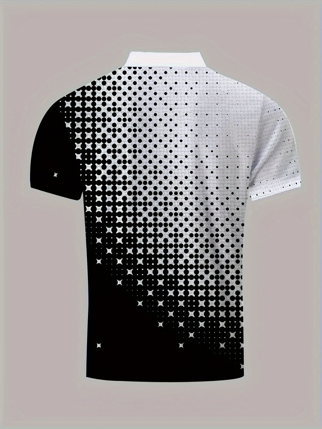 Men's Gradient Short Sleeve Golf Shirts - Casual Regular Fit Summer