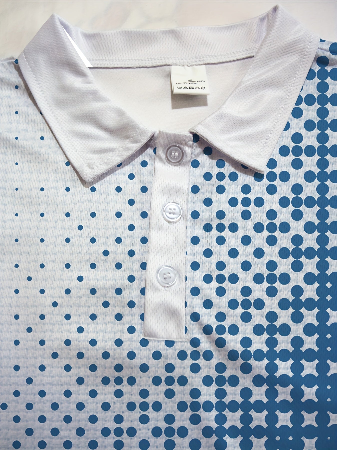 Men's Gradient Short Sleeve Golf Shirts - Casual Regular Fit Summer