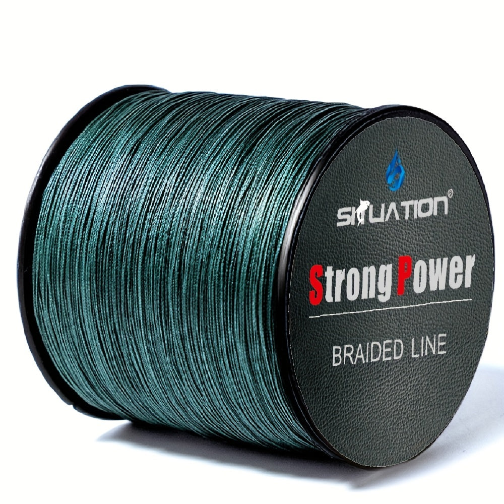 500M-546YDS 300M-328YDS Super Strong Fishing Line, 4-Strand Multifilament PE Anti-abrasion Braided Line for Smooth Long Casting - The Superior Findings Depot