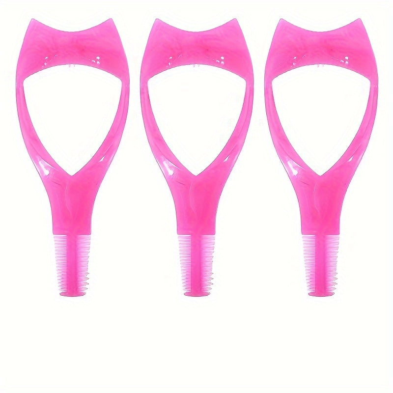 1/3/5pcs Eyelash Makeup Auxiliary Tool Upper Lower Eye Lash Mascara Guard Applicator Guide Helper with Eyelash Comb for Makeup, Mascara Guide, Lash Separator, Compact Design, Dualsided Comb, Smooth Edges, Lightweight Applicat - The Superior Findings Depot