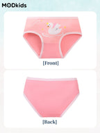 8-Pack Girls' Underwear - Pink Briefs Unicorn & Mermaid Print