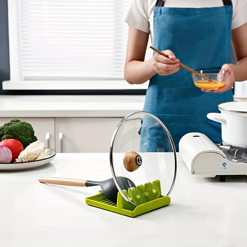 Isibambi Sezinto Zekhishi Ezisebenza Kaningi esingu-1pc - Izikhala Ezi-4 Ezimhlophe/Eziluhlaza