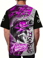 Ihembe Lenhlanzi Labesilisa Eliprintiwe Nge-3D | Lifanele Imisebenzi Yangaphandle Yasehlobo, Ukudoba, Nokugibela Ibhayisikili | Intamo Yabasebenzi, Ukulingana Okuvamile, Indwangu Elula Kancane