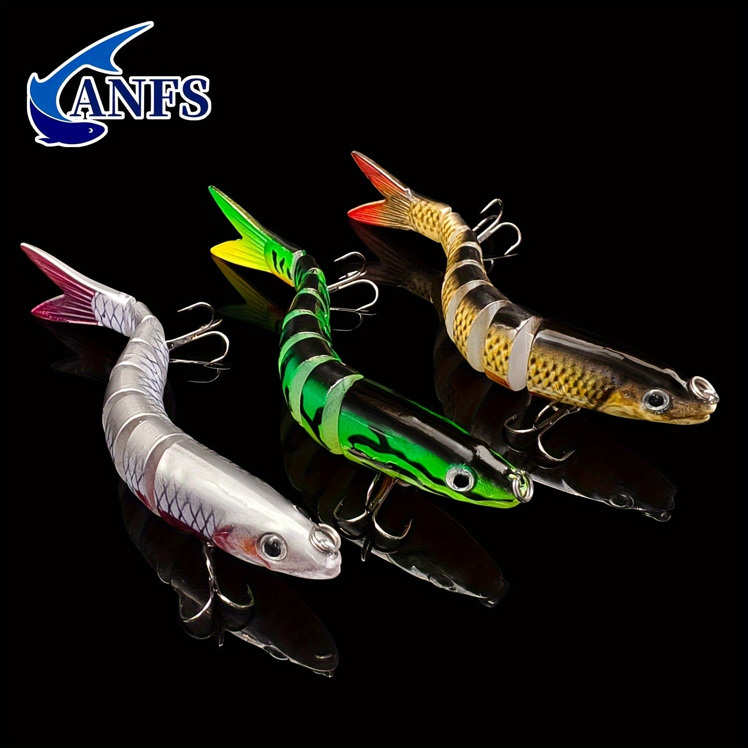 Fishing Lures Multi Jointed Swimbait Crankbait Slow Sinking Bionic Artificial Bait Freshwater Saltwater Trout Bass Fishing Accessories 20g 0.7oz/13.5cm 5.31inch, Trout Lure, Lifelike Bait, Crankbait Design, Precisioncrafted L - The Superior Findings Depot