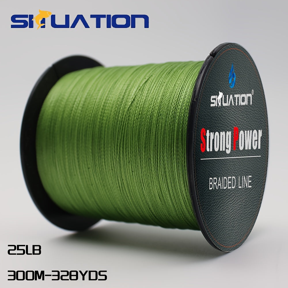 300/500M 4-Strand Multifilament PE Braided Fishing Line - Super Strong Anti-abrasion, Smooth Long Casting, 328/546YDS, 10/20/30/40/80LB (4.54/9.07/13.61/18.14/36.29KG) Pull, Durable and Reliable for Fishing Enthusiasts - The Superior Findings Depot