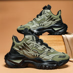 Izicathulo Zokugijima Zabesilisa Emgwaqweni - I-Olive Green kanye ne-Black Accent