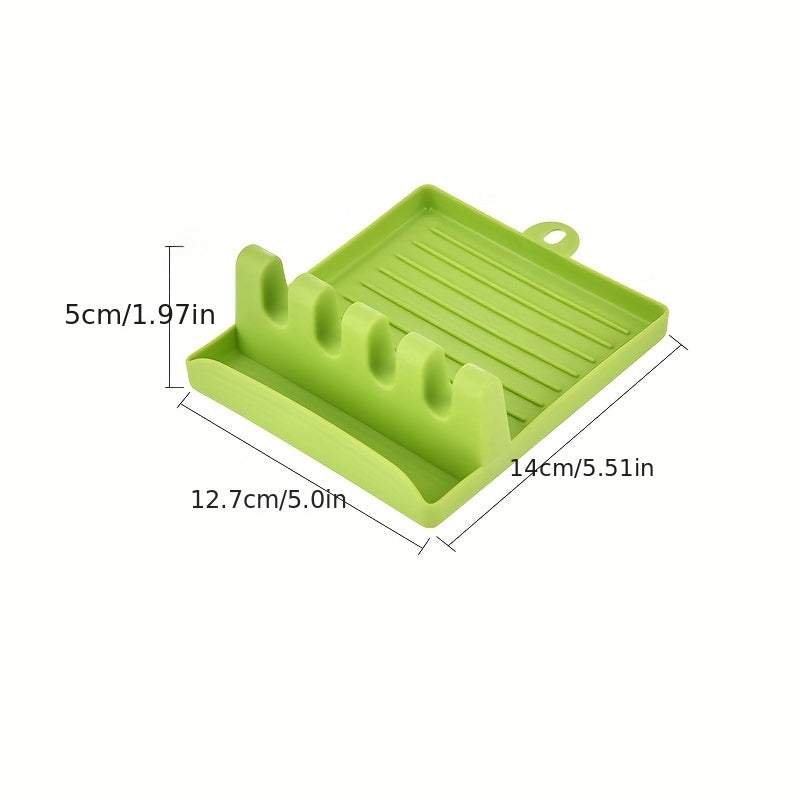 Isibambi Sezinto Zekhishi Ezisebenza Kaningi esingu-1pc - Izikhala Ezi-4 Ezimhlophe/Eziluhlaza